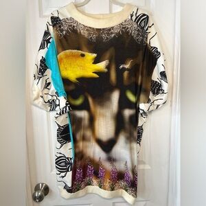 Tata Christiane Colorful‎ Graphic Shirt Size Small/Medium